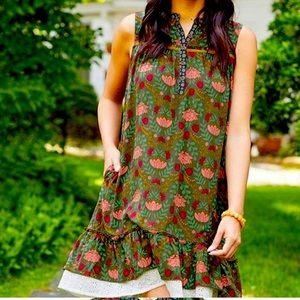 MATILDA JANE Breaking New Ground Floral Shift Dress small